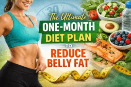 One-Month Diet Plan to Reduce Belly Fat